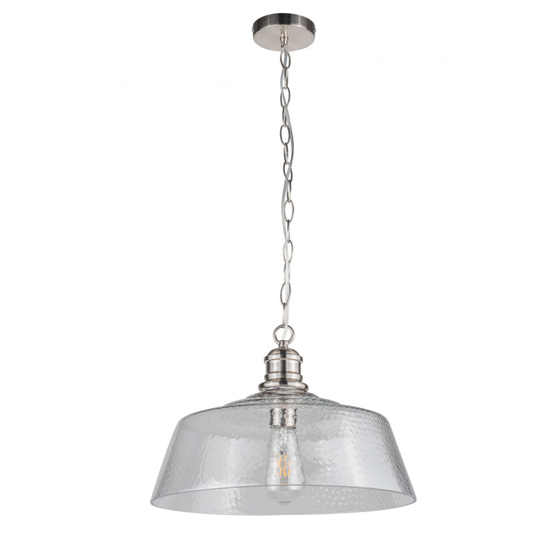 Colefax 1 - Light Bowl Pendant, Satin Chrome