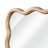 30"x40" Yellowish Brown Wavy Rectangle Solid Wood Frame Decorative Mirror for Home-787028708-787028706