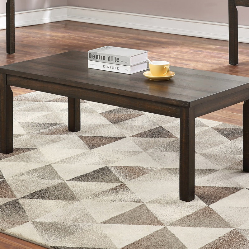 3Pc Coffee Tables Set Classic 1X Coffee Table And 2X End Tables Living Room