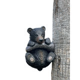Cristache Bear Cub Hanging On Branch