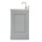31'' Single Bathroom Vanity with Carrara Marble Top-93359288