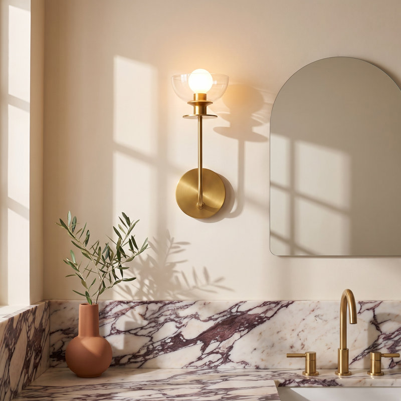 Blakehurst Bath Sconce, Brushed Gold
