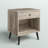 Vansant 1 - Drawer Nightstand with Drawer and Open Compartment, Solid Wood Legs-964602023