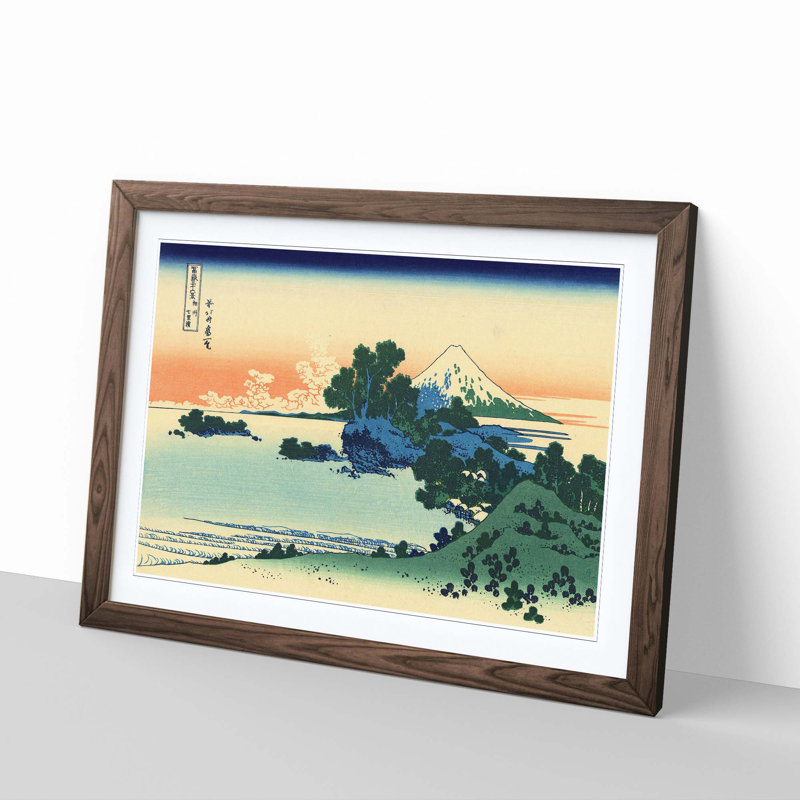 Katsushika Hokusai - Single Picture Frame Painting, Walnut