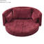 Lit escamotable, selon différentes formes. Lin bourgogne, design moderne, fauteuil compact pour petits appartements, configurations. Siège fonctionnel