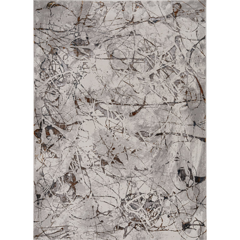 Sanket Geometric Indoor Rug, Rectangle 5'3" x 7'7"