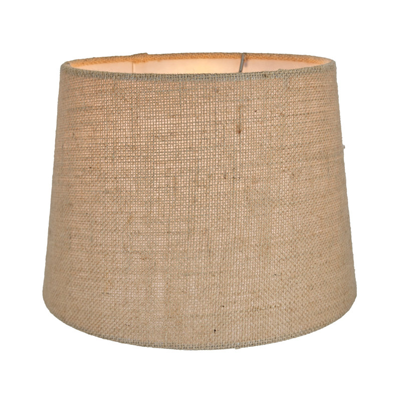 Lamp Shade 9" Top X 11" Bottom X 8" Slant, Brown