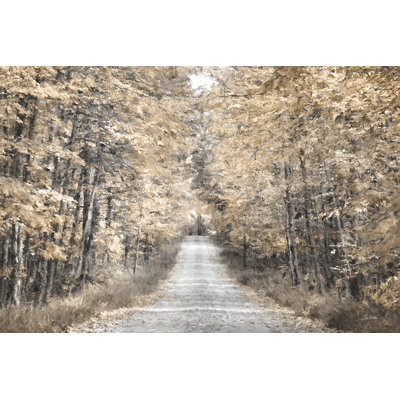 «The Golden Road On Canvas» par Lori Deiter, reproduction