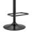 Attie Swivel Adjustable Height Armless Bar Stool with Pedestal Base in Faux Leather and Metal-123457405-123457407
