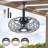 Outdoor Caged Ceiling Fan With Led Light For Patios,Plug in Ceiling Fan with Remote-114814202-114814201