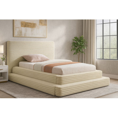 Cozzens Corduroy Fabric Bed