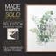 «Blue Mist Eucalyptus I», reproduction encadrée - bois massif-112361959-112361964