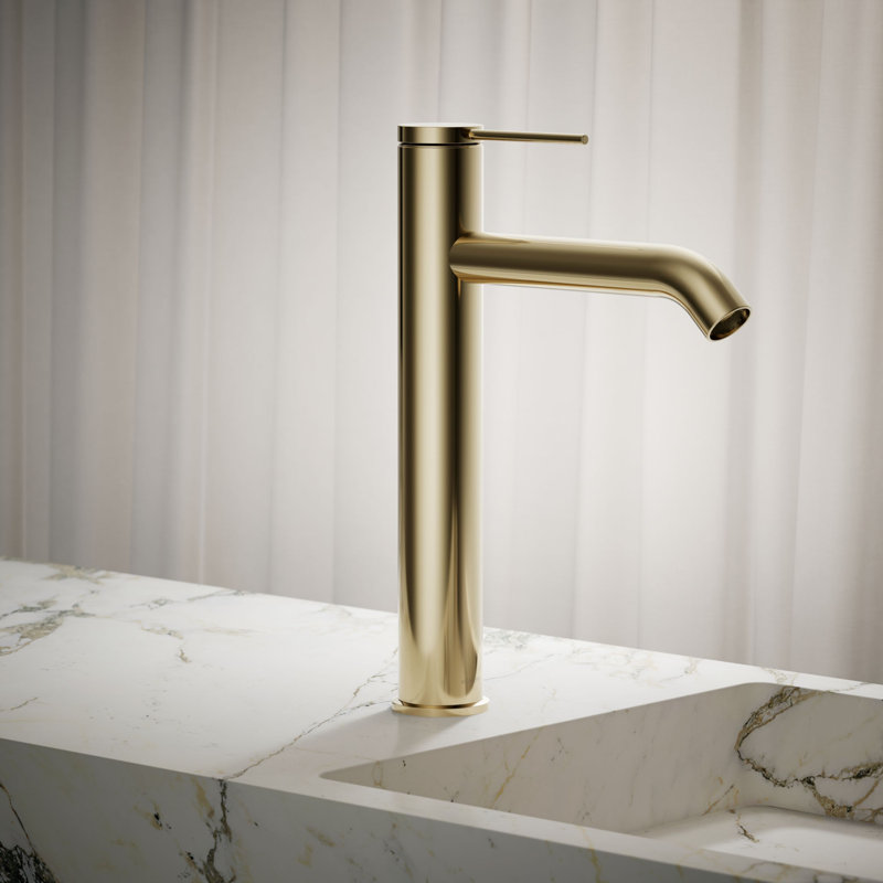 Robinet de lavabo de salle de bain monocommande Composants, Or français éclatant