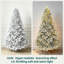 Sapin de Noël enneigé blanc pré-éclairé-1524881712