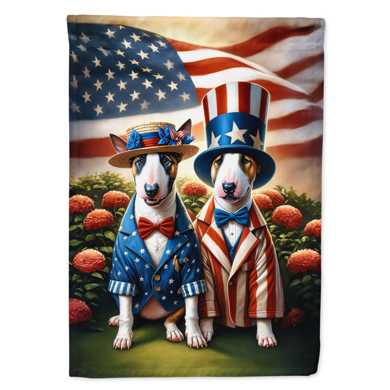 Drapeau «All American House», Bull-terrier orange