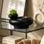 Fontaine de table pour table, fontaine de bureau Zen d'intérieur Blac, dispositif d'eau en résine pour ami