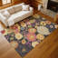 Tapis floral intérieur / extérieur lavable à la machine Chantille ACN2293-88660432