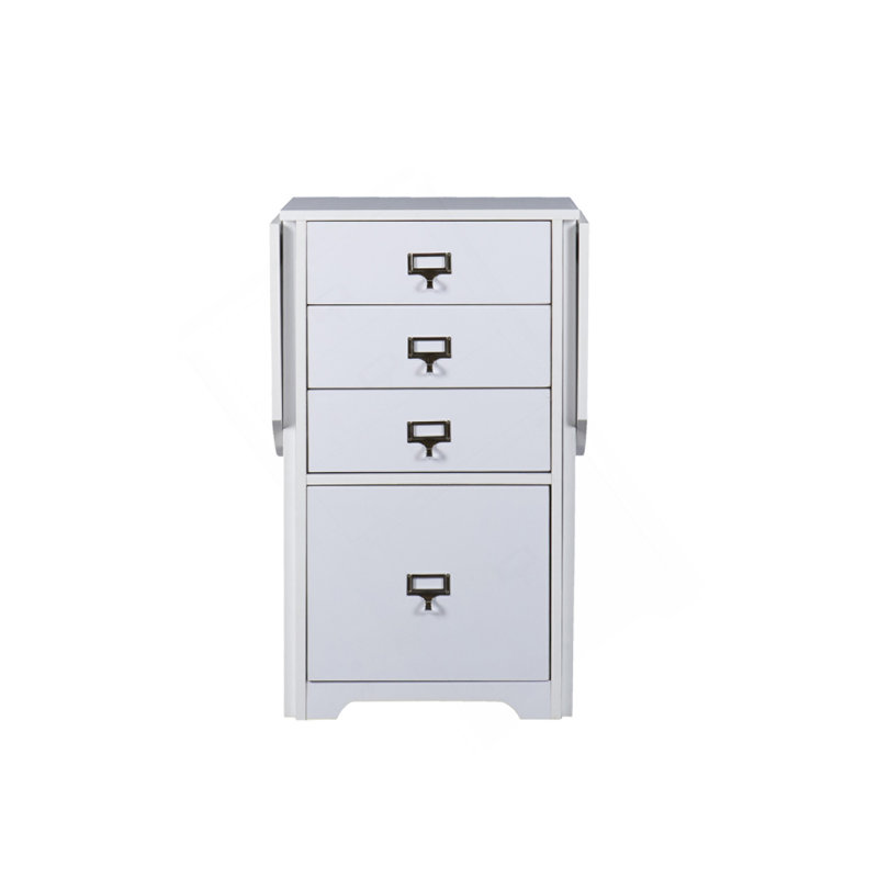 Organisateur pliable et bureau d'artisanat - Blanc