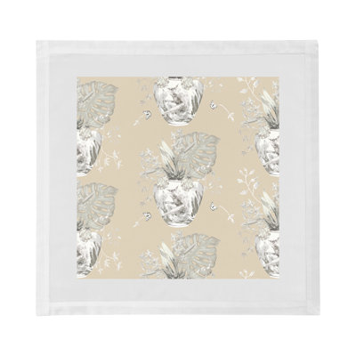 Monkey Small Jungle Cotton Blend Square Napkins