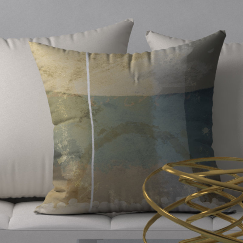  Housse de coussin carré et insert, H 24 po x l 24 po x p 6 po