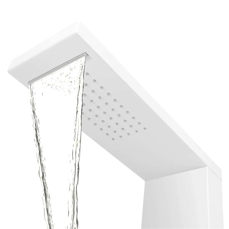 Laga Shower Tower Panel, Matte White