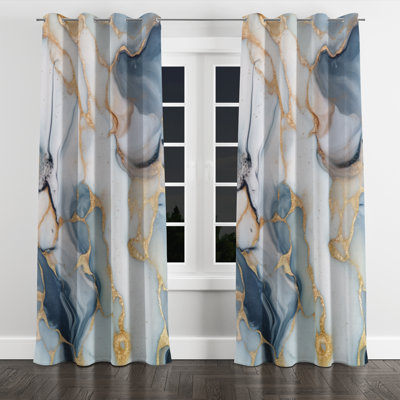 Anantram - Modern Velvet Grommet Curtain - Room Darkening - 1 panel