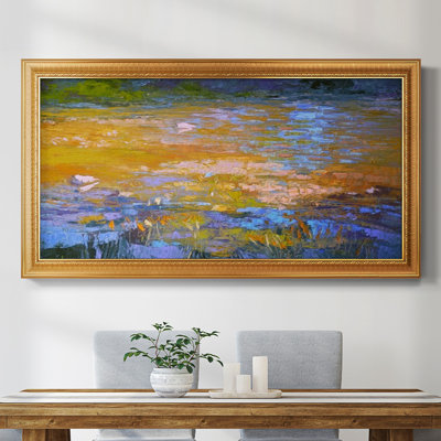 «Indian Summer», peinture sur toile à cadre unique