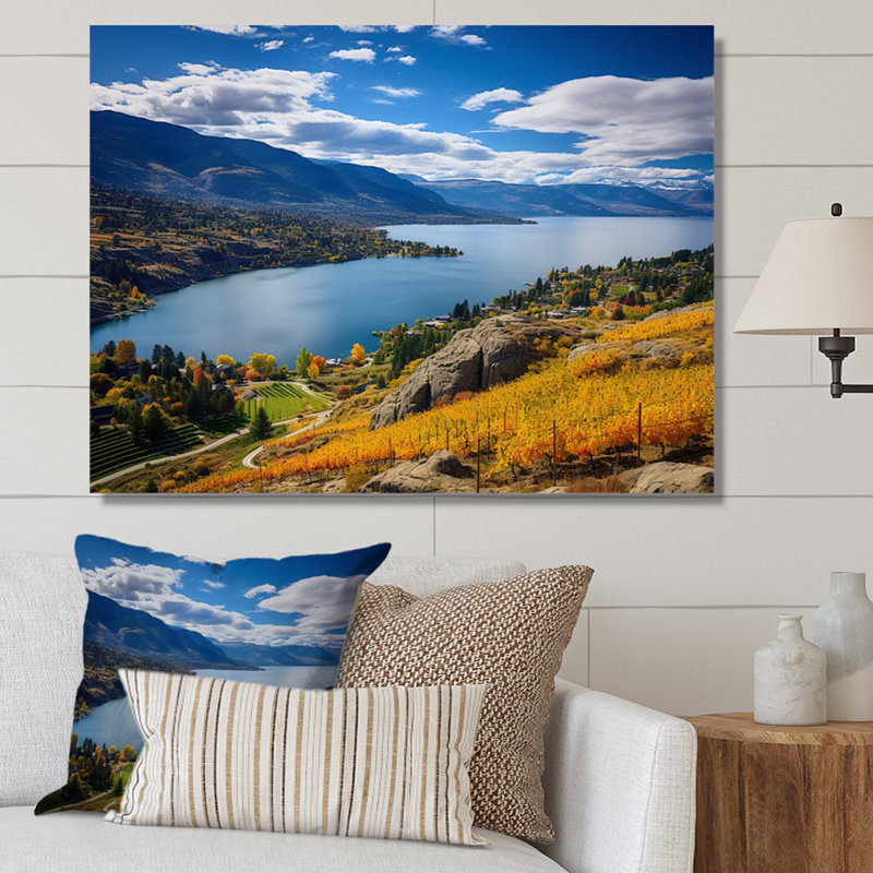 Impression sur toile Berman Canada Okanagan Serenity I, Toile tendue, H 34 po x l 44 po x P 1,5 po