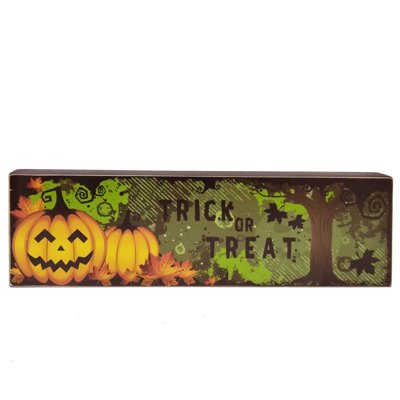 Enseigne de table d'Halloween 4 po The Holiday Aisle®