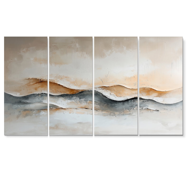 Norihiro - art mural minimaliste - art mural moderne, 4, H 28 po x l 48 po