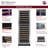 Allavino Reserva Series 154 Bottle 71" Tall Dual Zone Left Hinge Stainless Steel Wine Refrigerator-90955163