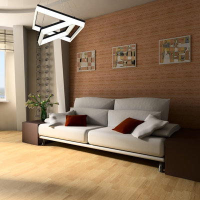 Turnalar 2-Light Cluster Tiered LED Pendant
