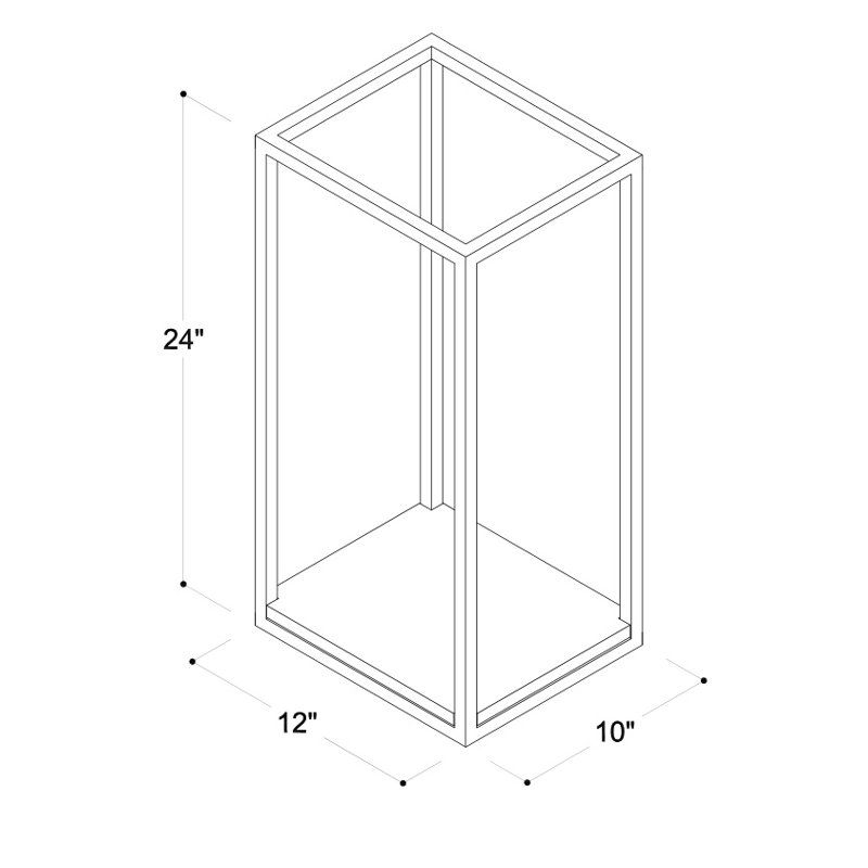 Drake Wall Shelf, Polished Nickel