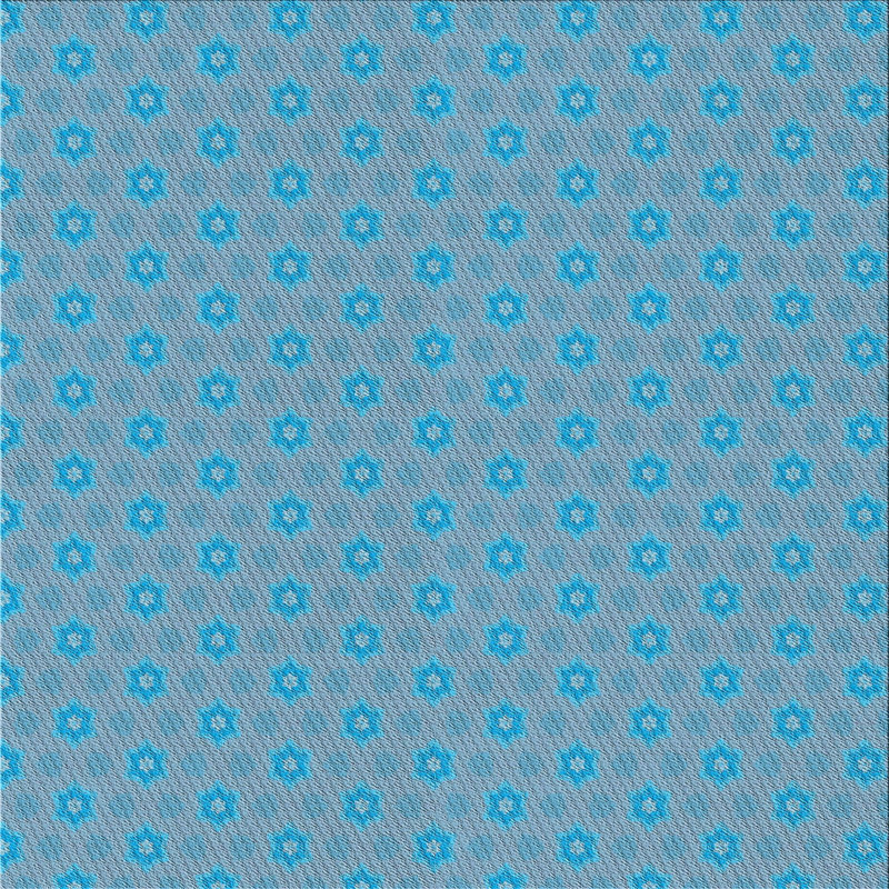 Tapis de zone bleue à motifs, Carré 8 pi