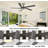 Sheran 72'' Ceiling Fan with LED Lights-1536509504