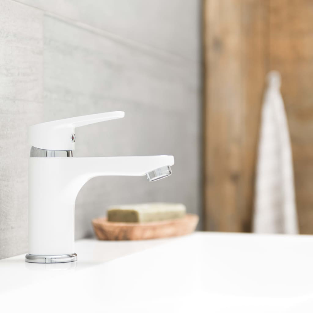 Schütte Basin Mixer Tap Alaska White/Chrome