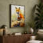 Alert Fox On Stone Boho - Print-136727952-136727953