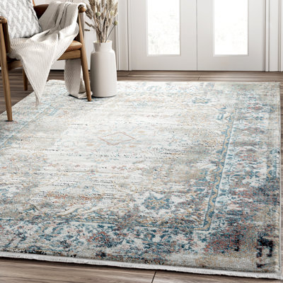 Tapis oriental gris