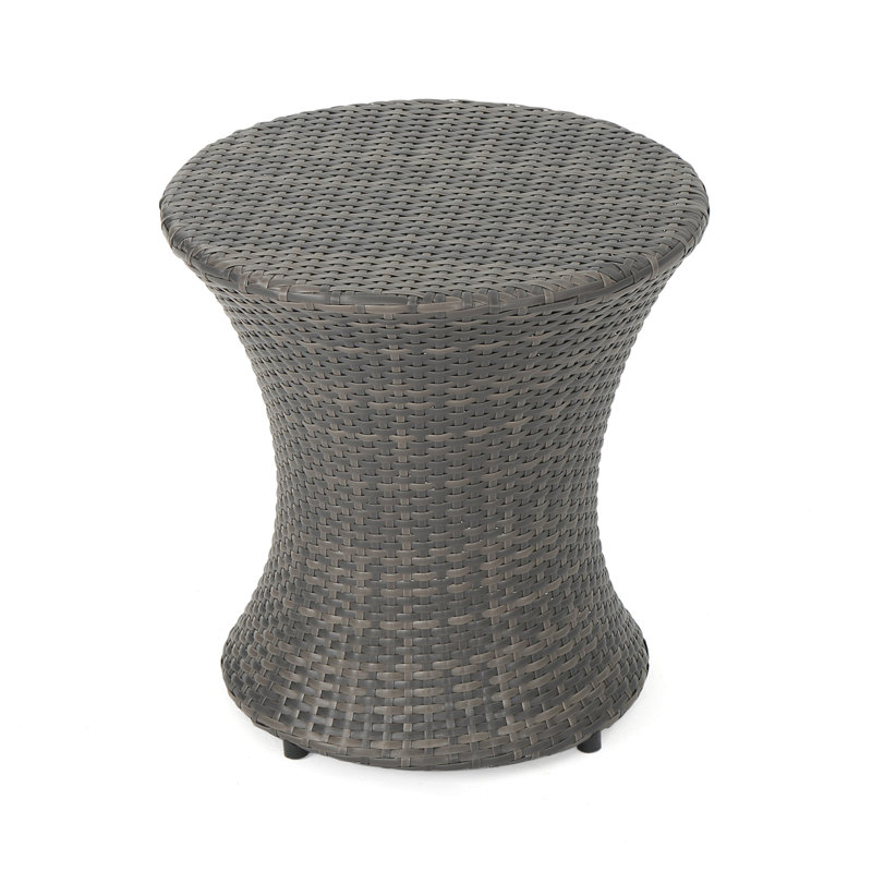 Hourglass Table (No Glass Top), Gray