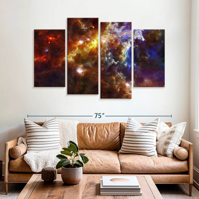 Oberle Rosette Nebula, 42" H x 68" W
