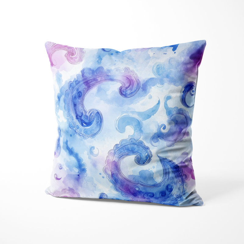 Coussin décoratif Boho - Coussin Boho, H 16 po x l 16 po
