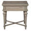 Solid Wood Cross Legs End Table