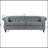 Rolled Arm Chesterfield 3 Seater Sofa
