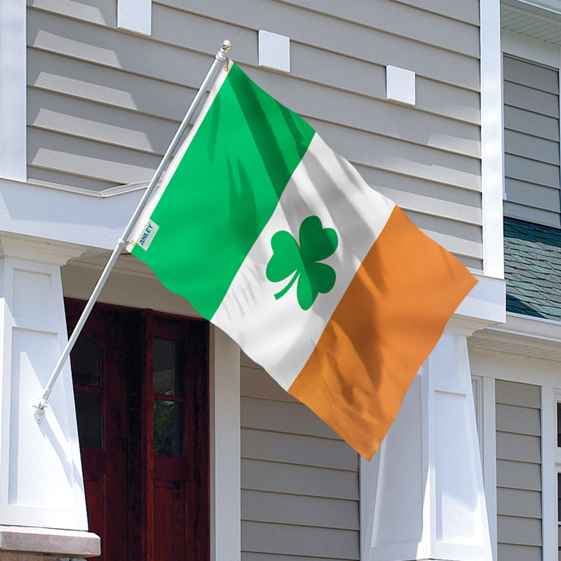 Drapeau trèfle 36 po x 60 po Irlande