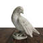 Figurine d’oiseau sur pied cardinal ciment Atwell