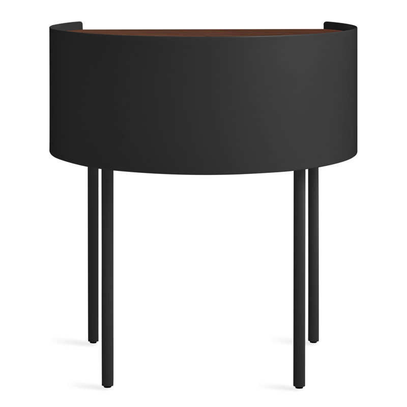 Li'l Something Solid Wood Single End Table, Oblivion