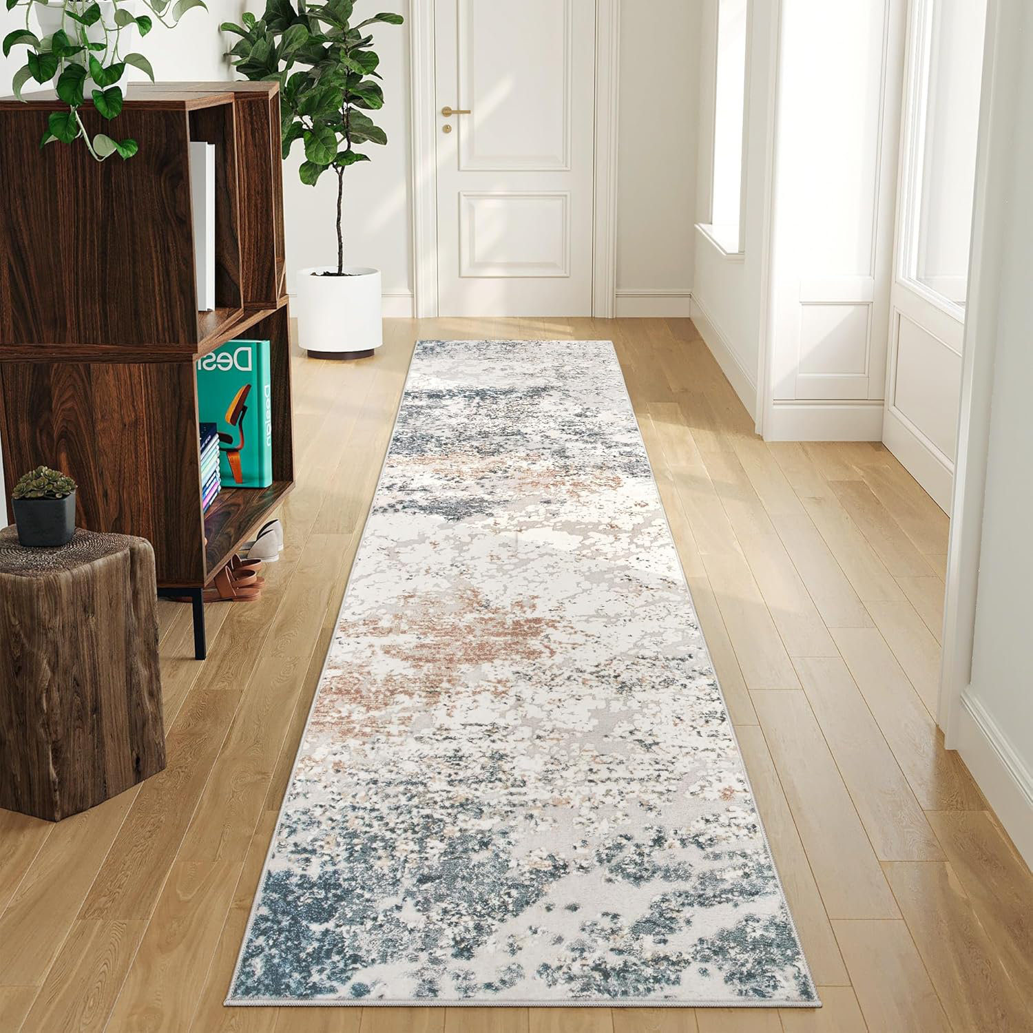 17 Stories Non-Slip Runner Rug for Hallway | Wayfair