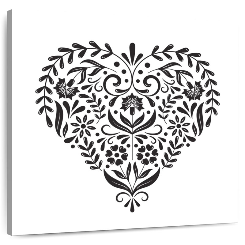 Hardie Folk Heart Black