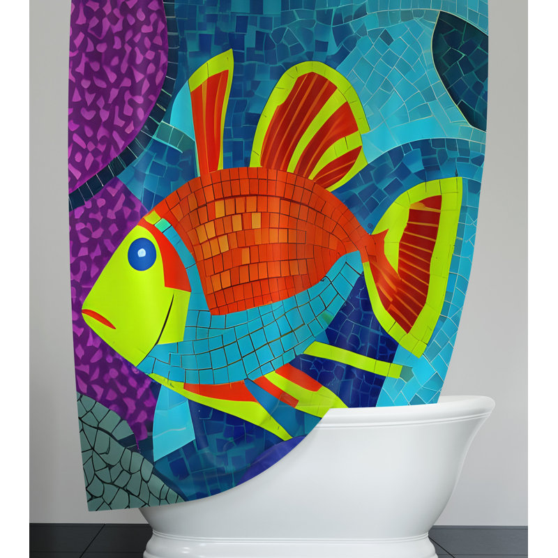 Rideau de douche Alonna, H 83 po x l 70 po