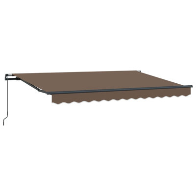 VidaXL Fabric Cover Retractable Patio Awning